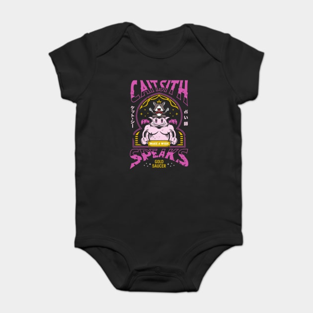 Gold Saucer Fortune Teller Baby Bodysuit by logozaste